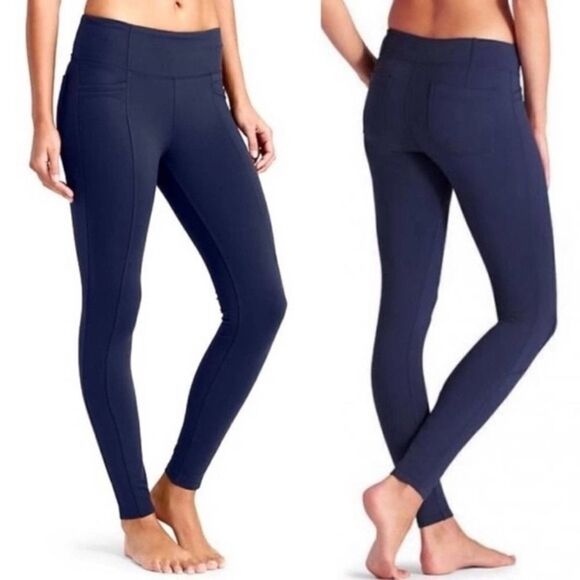 Athleta Metro Leggings Navy Blue XS - Picture 1 of 7